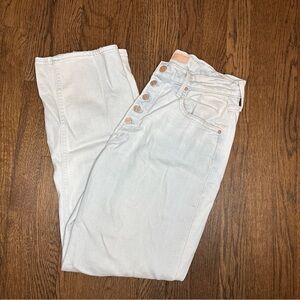 MOTHER Denim The Pixie Tomcat Ankle Jeans In Pina Colada Paradise - Sz 27